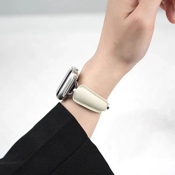 Leather Ring Buckle Band