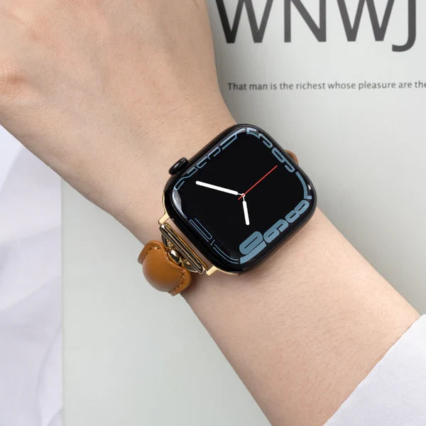 Leather Ring Buckle Band