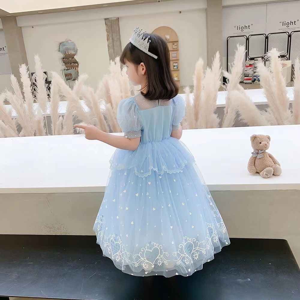 Frozen Elsa Anna New Girl Costume Dress Cosplay Party Holiday Wedding Dress