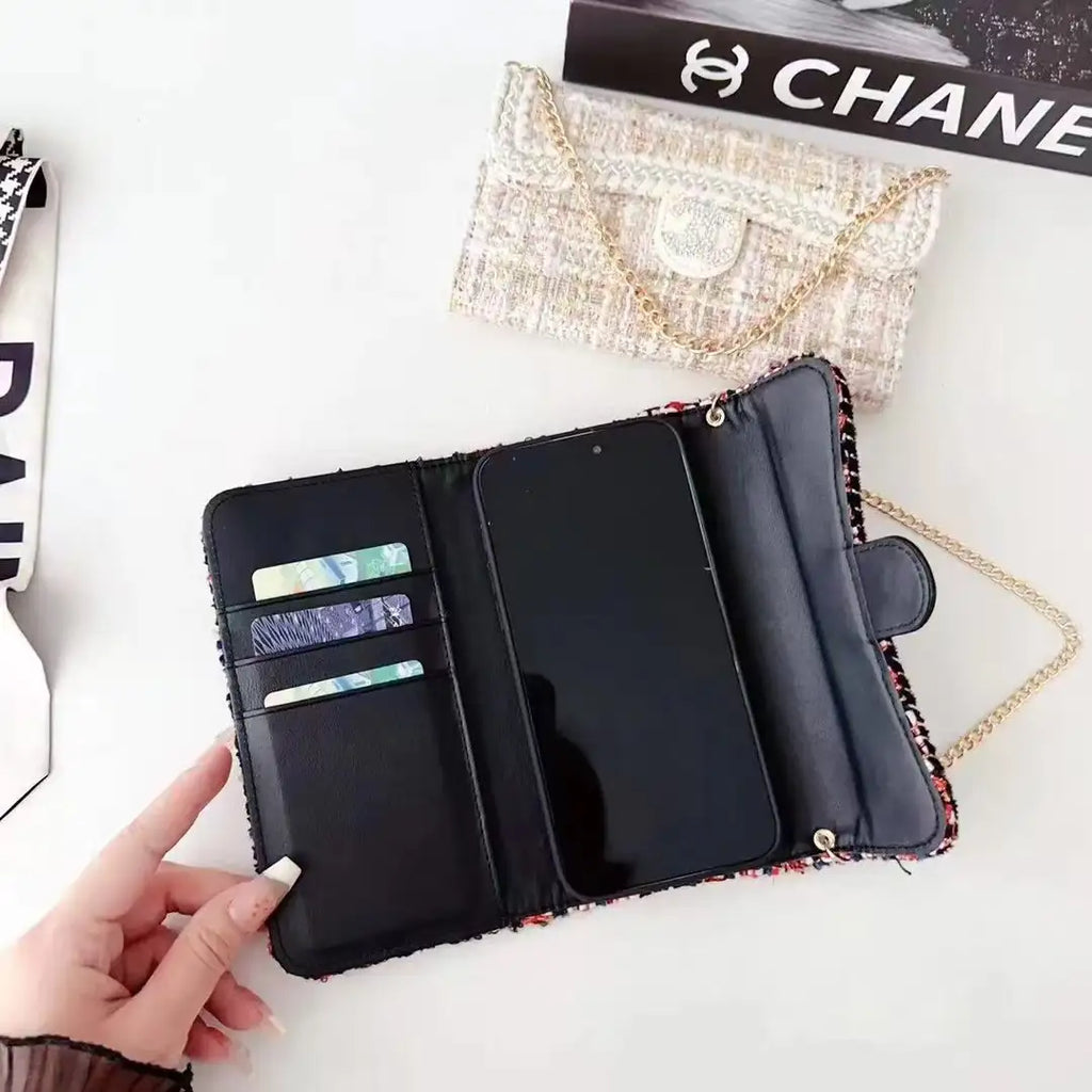 CC Monogram Leather iPhone Case Bag