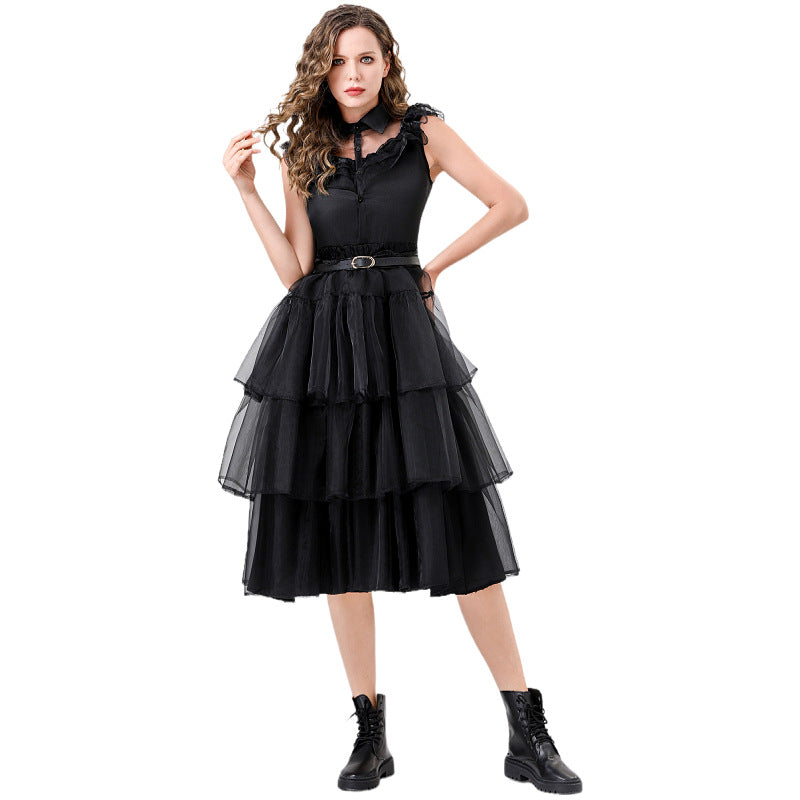 Women's Wednesday Addams Nevermore Academy Rave'n Dance Costume