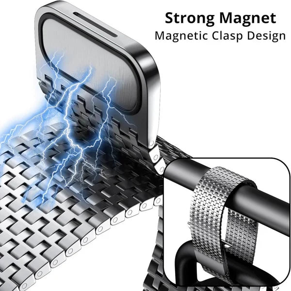 Designer Stainless Steel Magnet Band