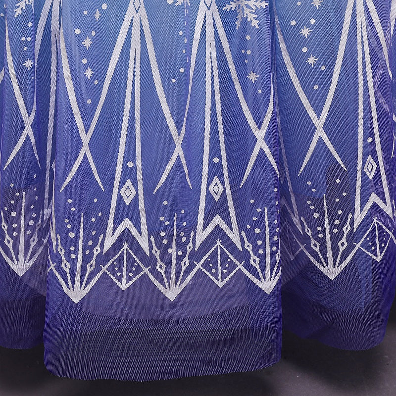 Frozen 2 toddler Princess Costume Trailing Elsa Dress for Girls