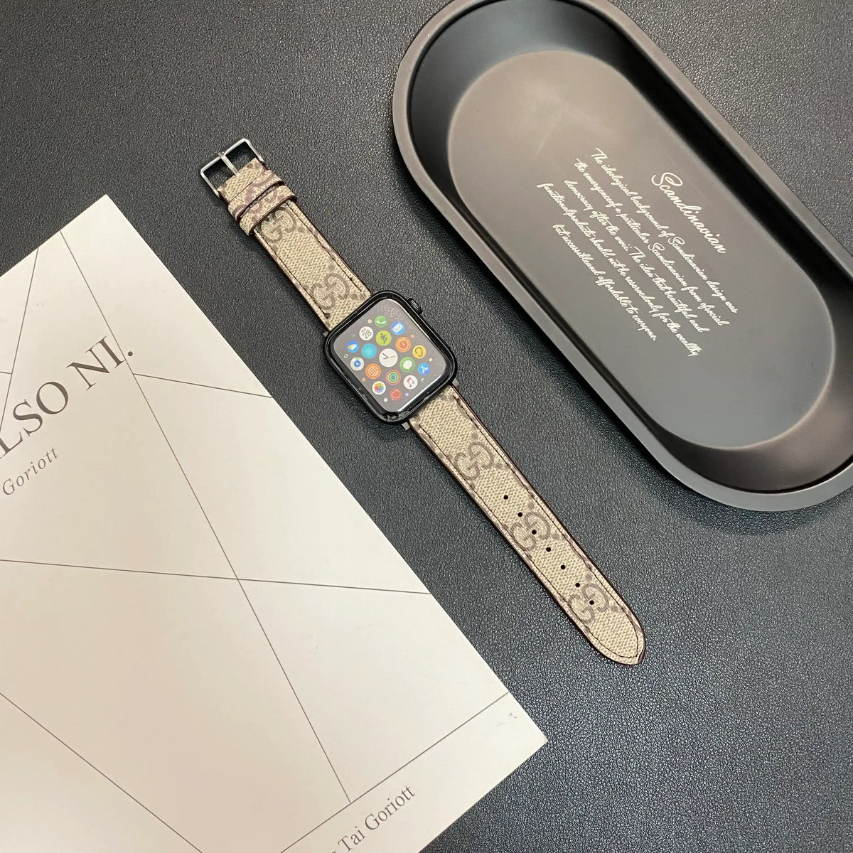 Luxury Leather Band for Apple Watch