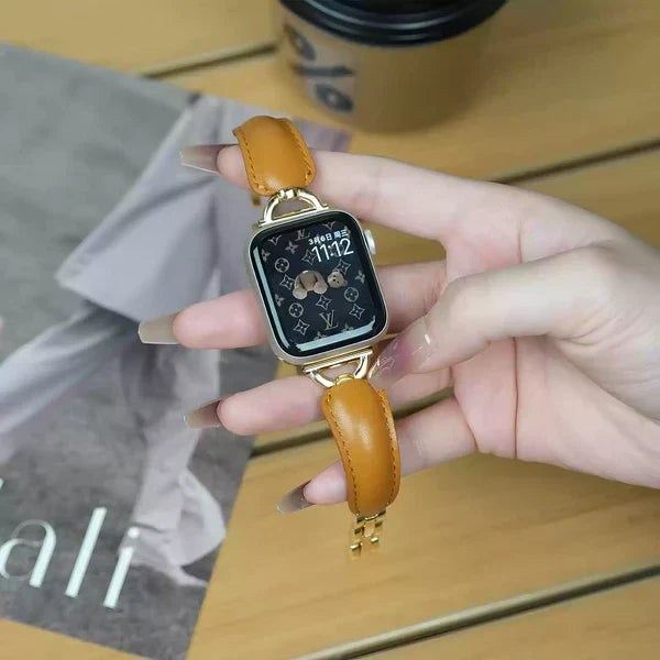 Leather Ring Buckle Band