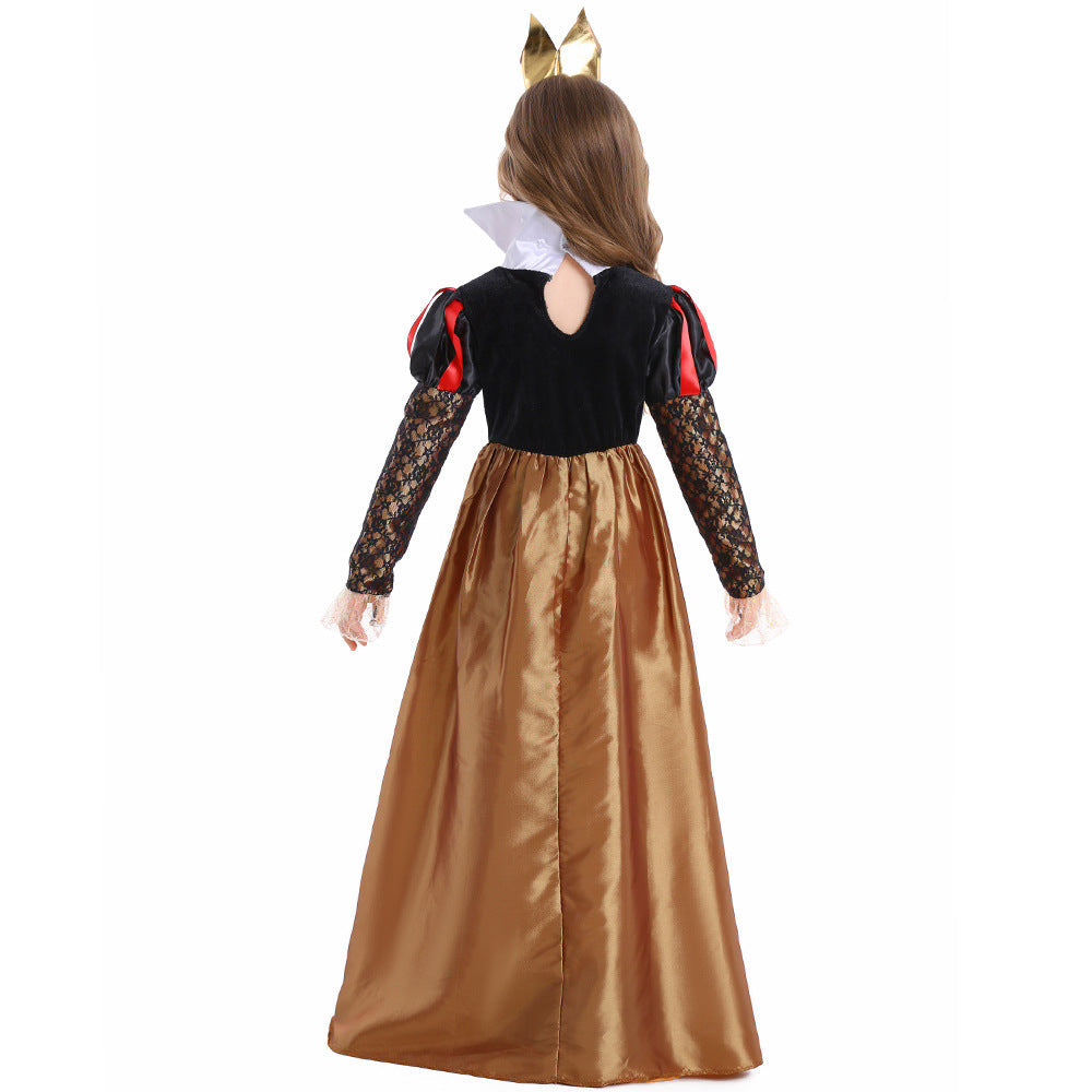 Alice The Red Queen New Girl Costume Dress Cosplay Party Halloween