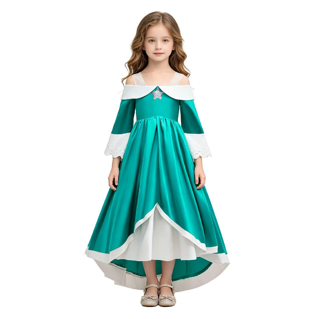 The Super Mario Galaxy Movie 2026 Rosalina Princess New Girl Costume Dress Cosplay Party Holiday