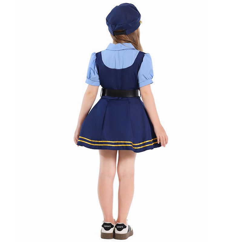Zootopia Judy Cosplay Girl Costume Dress For Party Holiday Wedding
