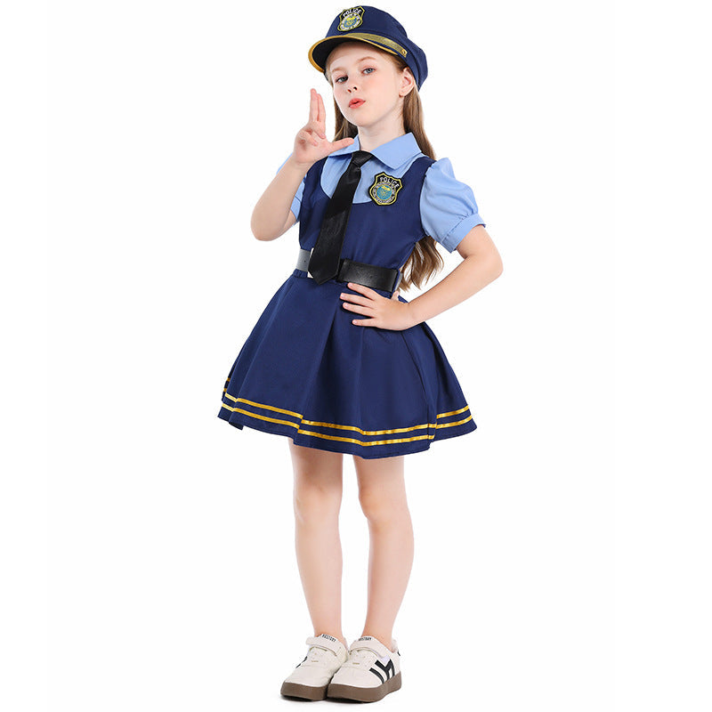 Zootopia Judy Cosplay Girl Costume Dress For Party Holiday Wedding