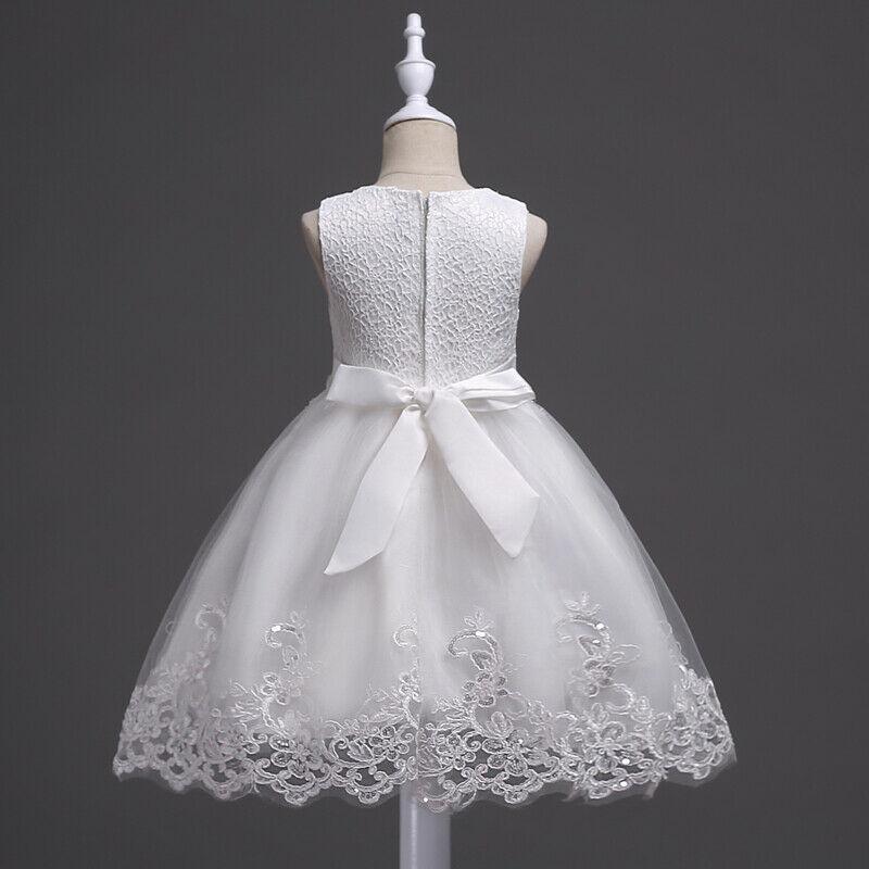 New Girl Dresses Toddler Kids Princess Formal Party Graduation Bridesmaid Dresses