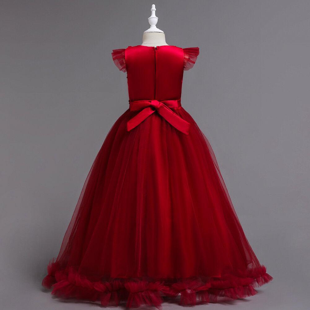 Flower Girl Dresses Wedding Formal Dresses Ball Gown Prom Birthday Holiday Party Bridesmaid
