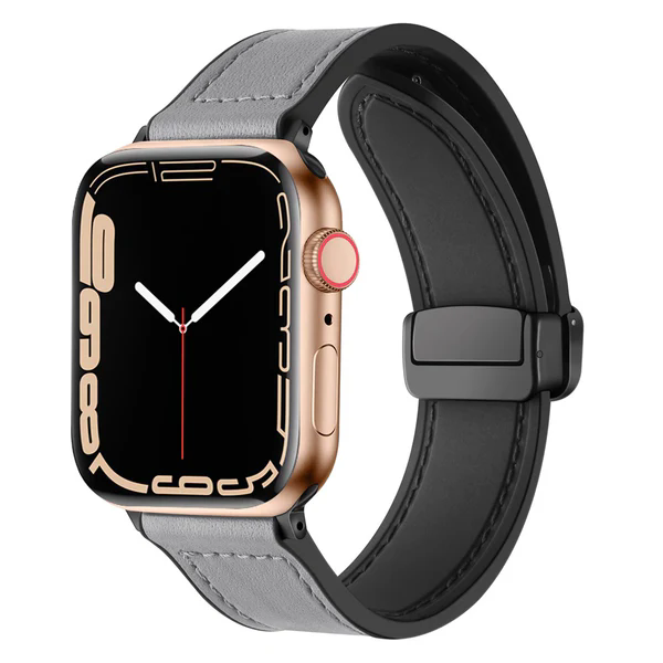Silicone Magnetic Leather Strap