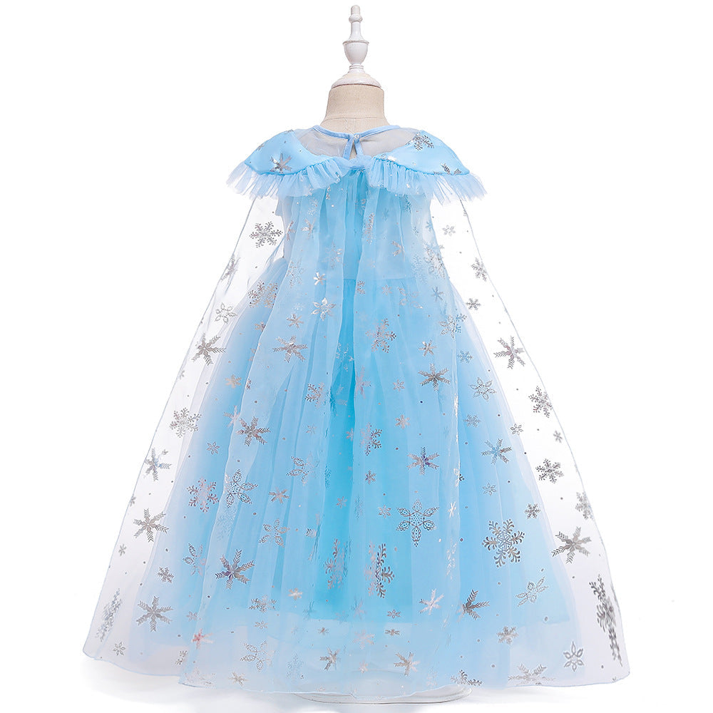 Frozen 2 Elsa Princess Sequins Girls Costume Dresses Cosplay Party Holiday