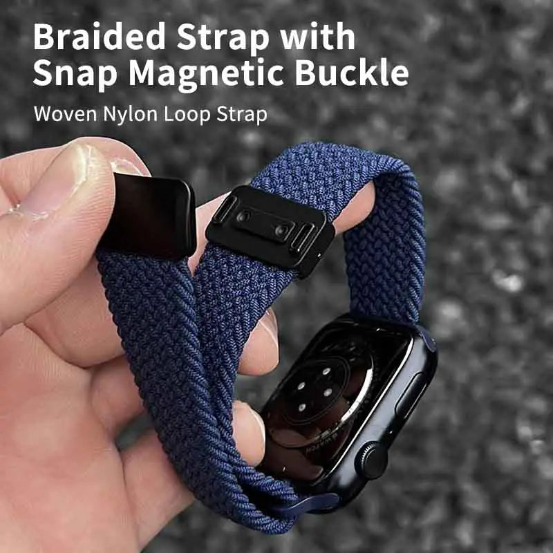 Nylon Braided Magnetic Buckle
