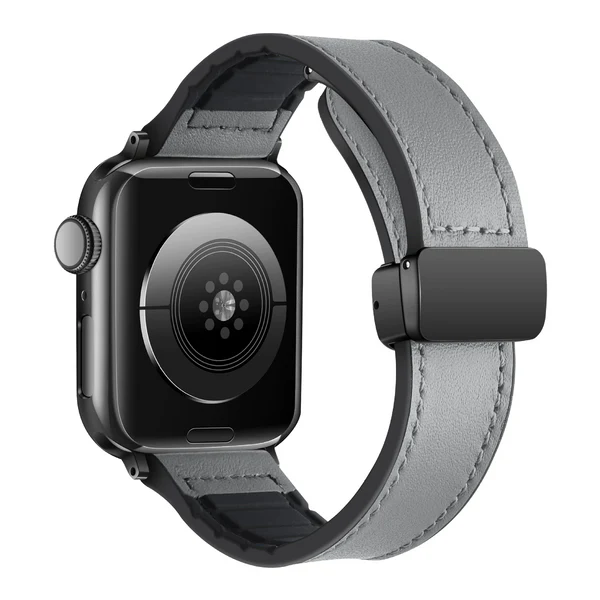 Silicone Magnetic Leather Strap