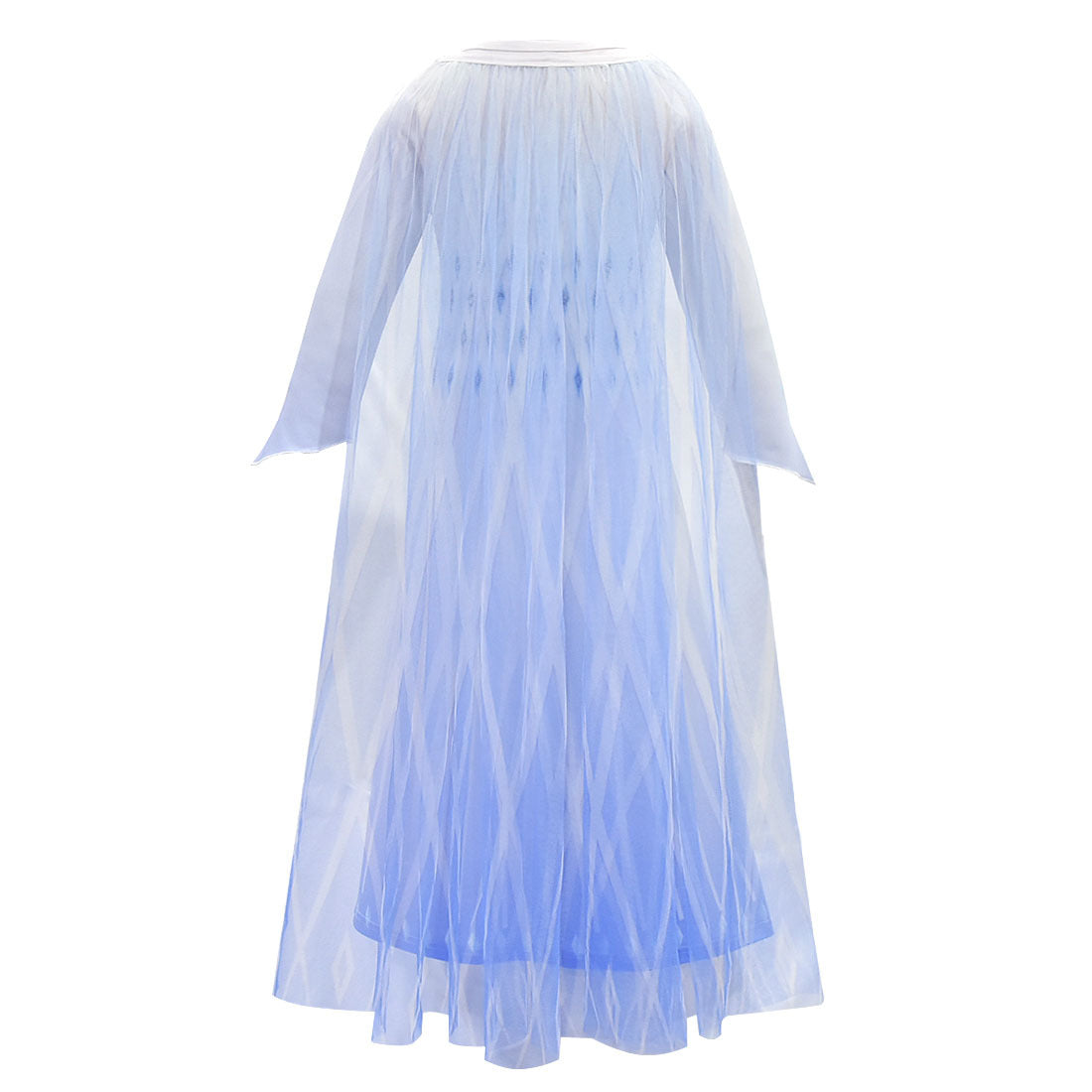 Frozen 2 Girls Elsa Princess Long Sleeve Cosplay Costume Dresses With Cape For Party Holidays