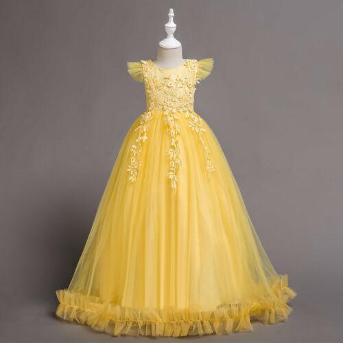 Flower Girl Dresses Wedding Formal Dresses Ball Gown Prom Birthday Holiday Party Bridesmaid