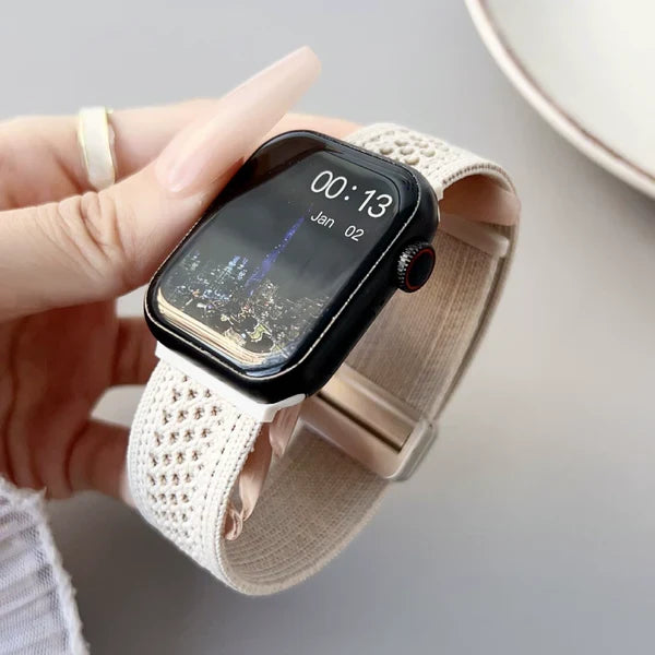 Braided Mesh Nylon Loop with Magnetic Clasp