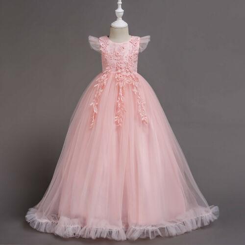 Flower Girl Dresses Wedding Formal Dresses Ball Gown Prom Birthday Holiday Party Bridesmaid