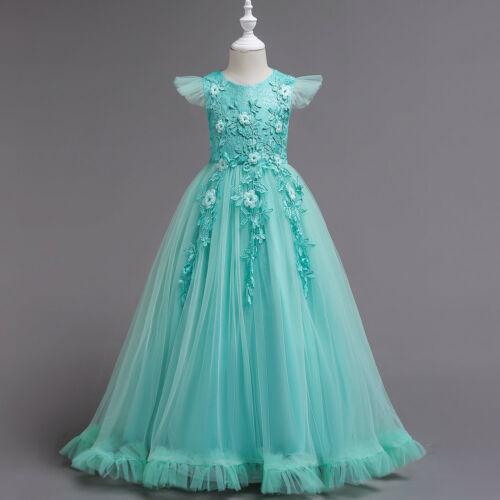 Flower Girl Dresses Wedding Formal Dresses Ball Gown Prom Birthday Holiday Party Bridesmaid
