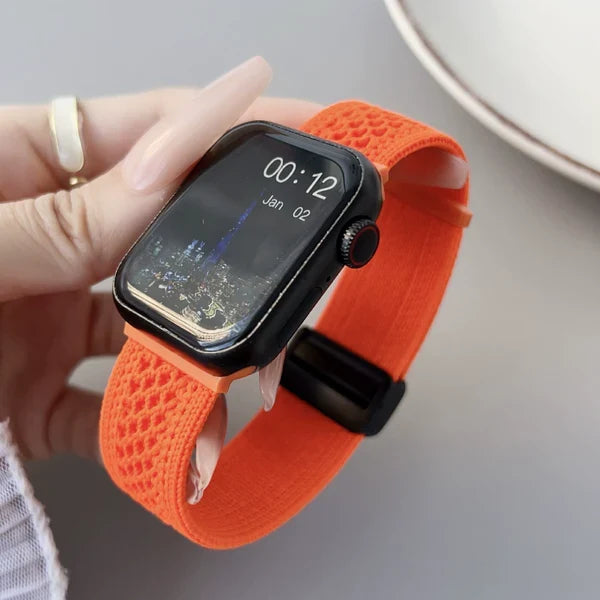 Braided Mesh Nylon Loop with Magnetic Clasp