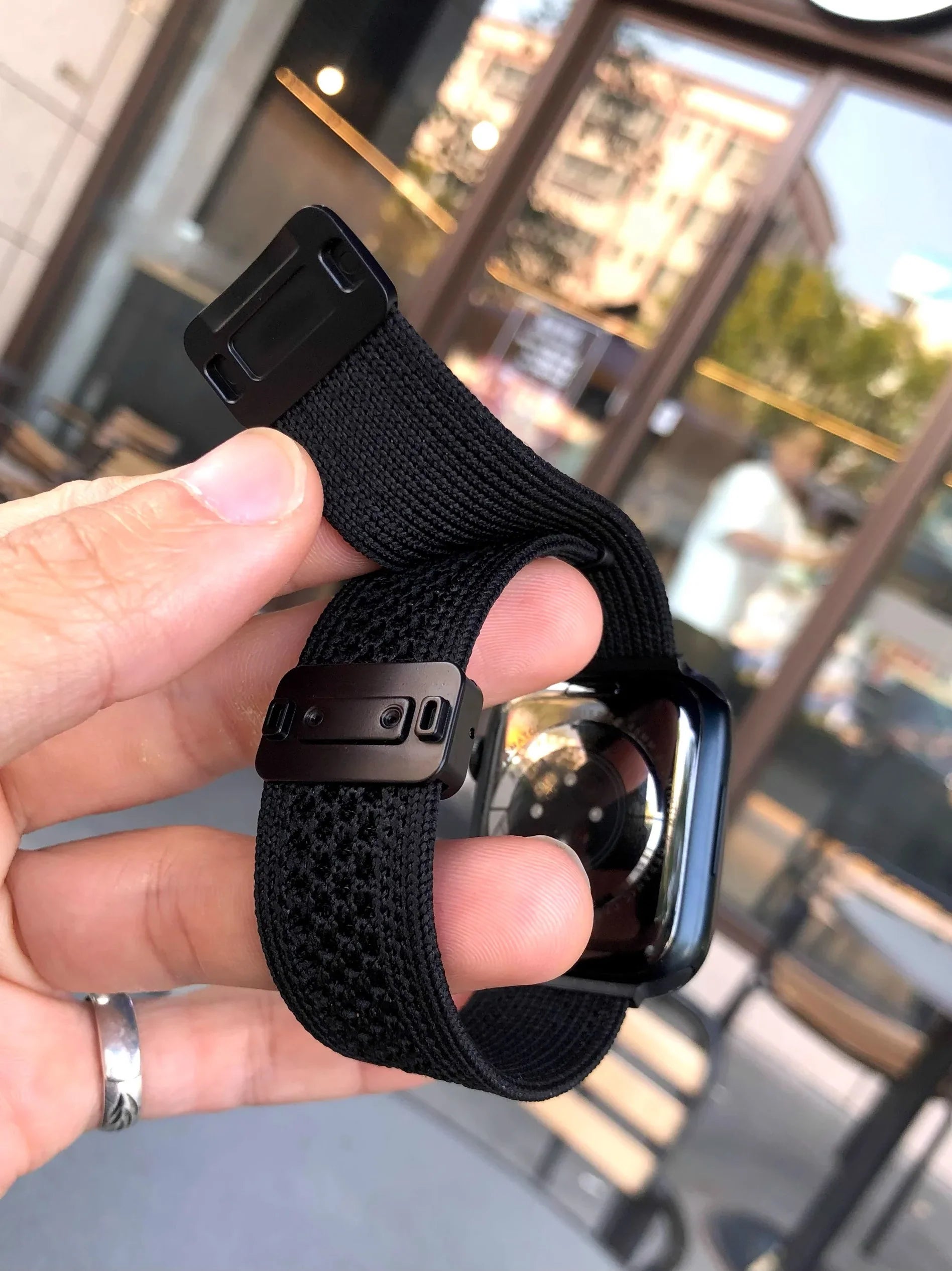 Braided Mesh Nylon Loop with Magnetic Clasp