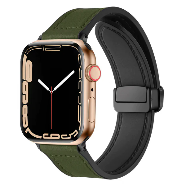 Silicone Magnetic Leather Strap