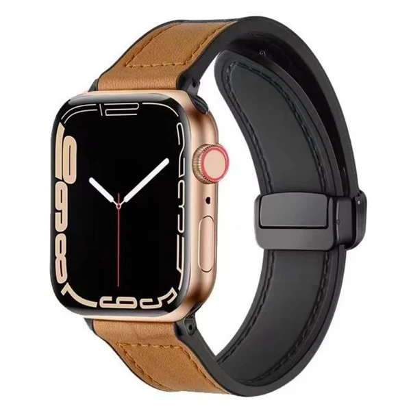 Silicone Magnetic Leather Strap