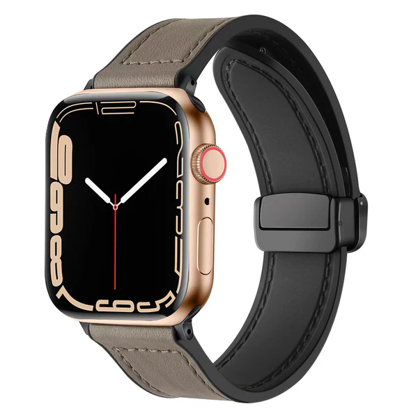 Silicone Magnetic Leather Strap