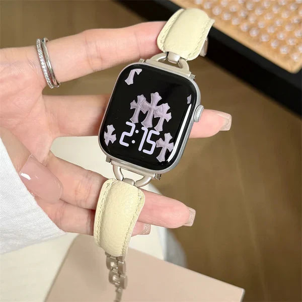 Leather Ring Buckle Band