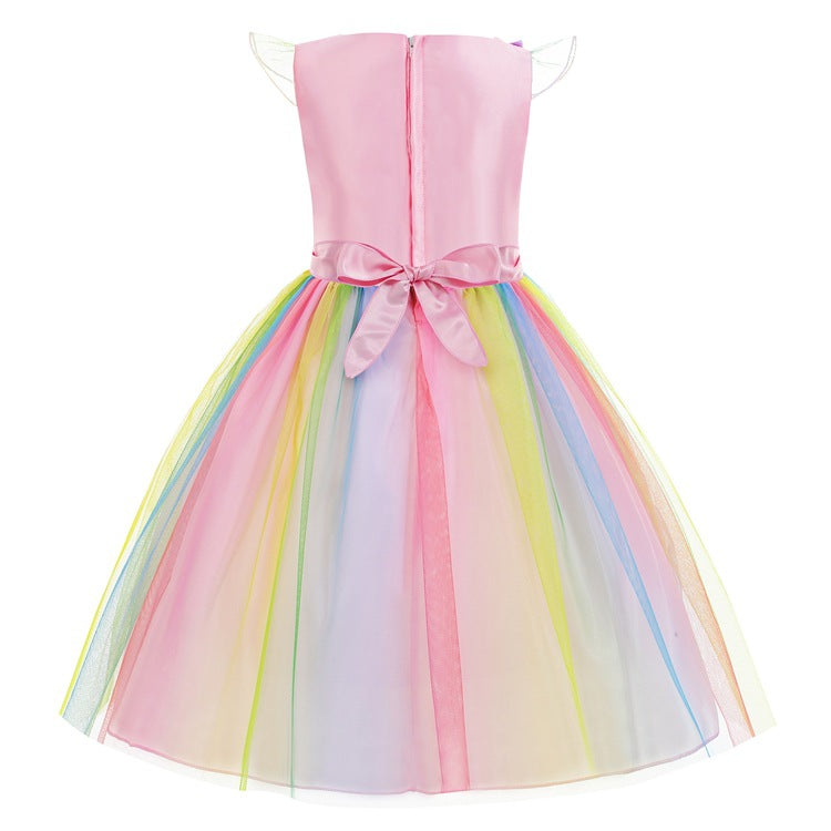 Unicorn Cosplay Girl Costume Dress For Party Holiday Wedding