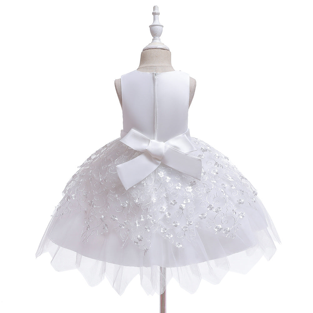Flower Girl Dresses Sleveeless Formal Birthday Bridesmaid Princess Wedding Holiday Party