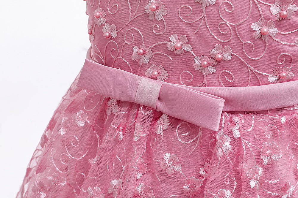 Flower Girl Dresses Sleveeless Formal Birthday Bridesmaid Princess Wedding Holiday Party