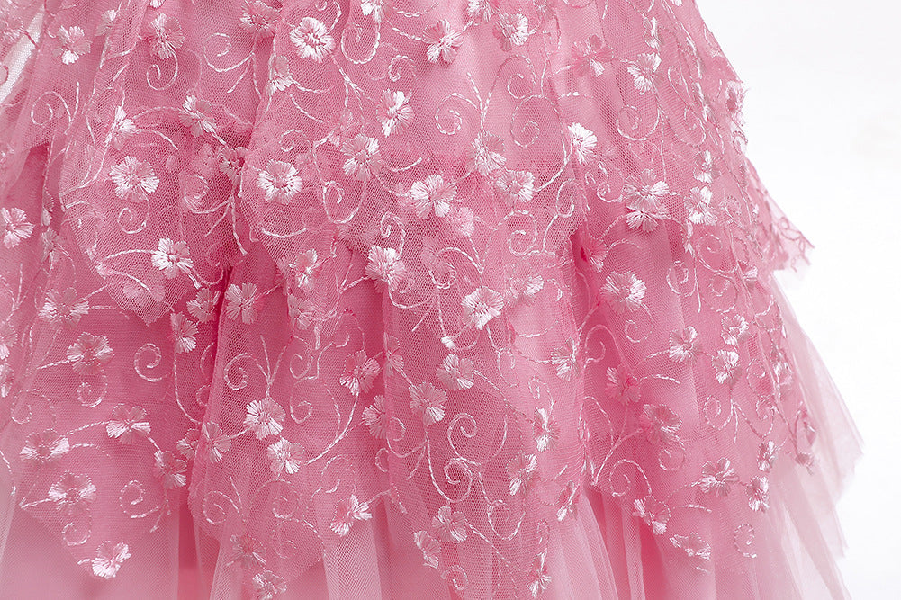 Flower Girl Dresses Sleveeless Formal Birthday Bridesmaid Princess Wedding Holiday Party