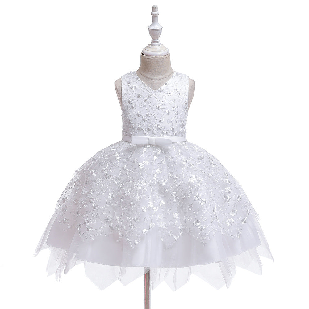 Flower Girl Dresses Sleveeless Formal Birthday Bridesmaid Princess Wedding Holiday Party