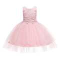 Flower Girl Dresses Toddler Kids Pearl Tutu Princess Wedding Bridesmaid Formal Graduation