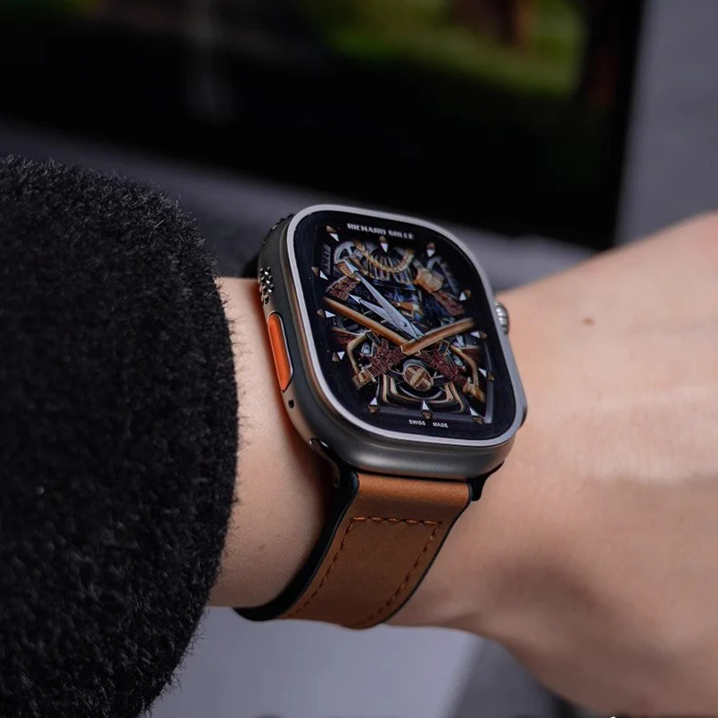 Silicone Magnetic Leather Strap