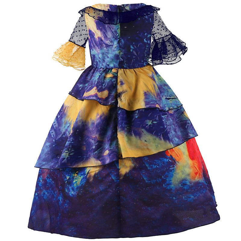 New Encanto Isabela Inspirated Cosplay Girl Costume Dresses