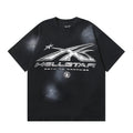 Hellstar Path To Paradise Logo Gel Black T-Shirt
