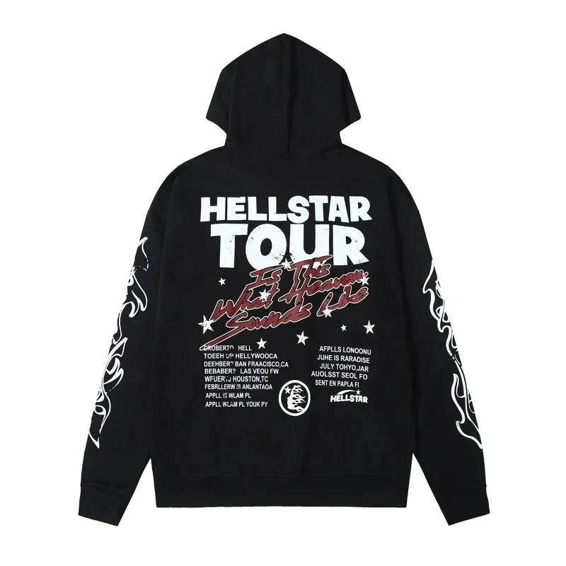 Hellstar Records Hoodie Black