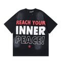 Hellstar Reach Your Inner Peace Black Graphic T-Shirt