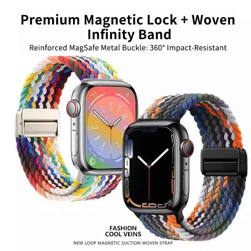 Nylon Braided Magnetic Buckle