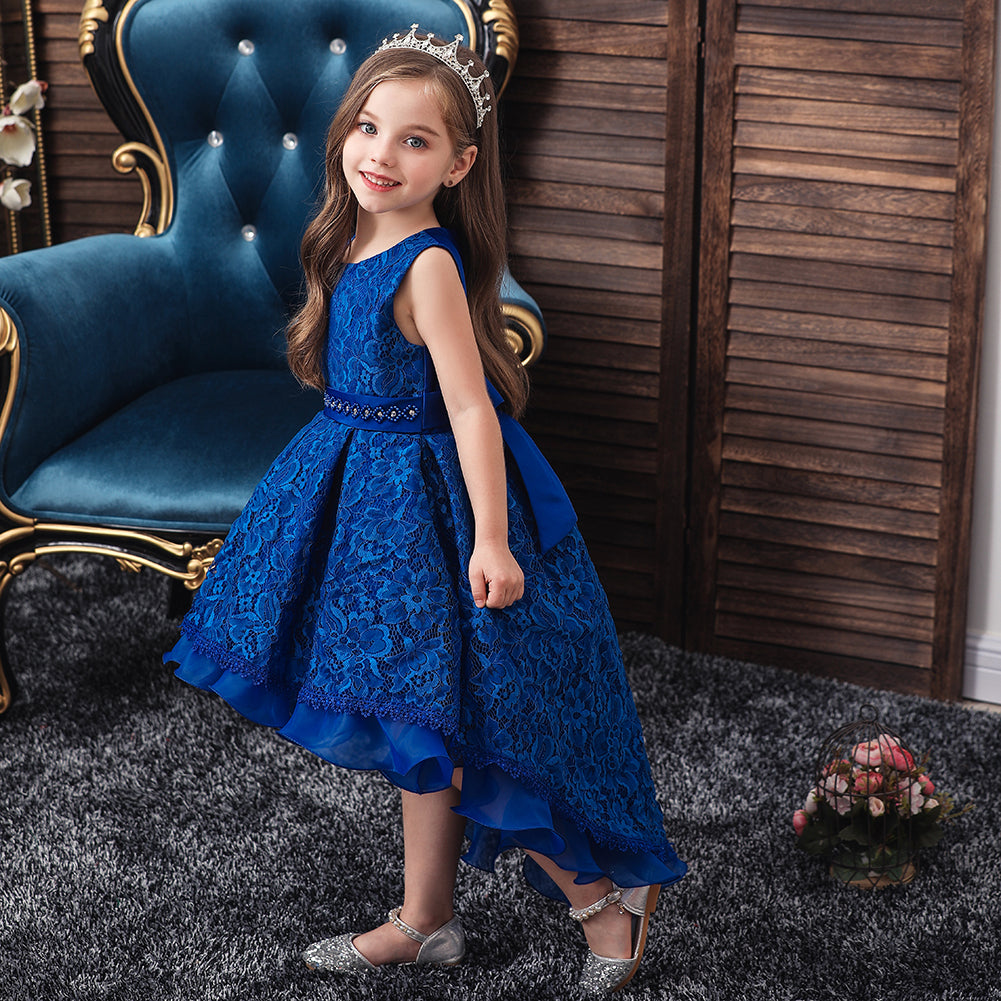 Flower Girl Dresses Trailing Wedding Formal Graduation Party Ball Gown