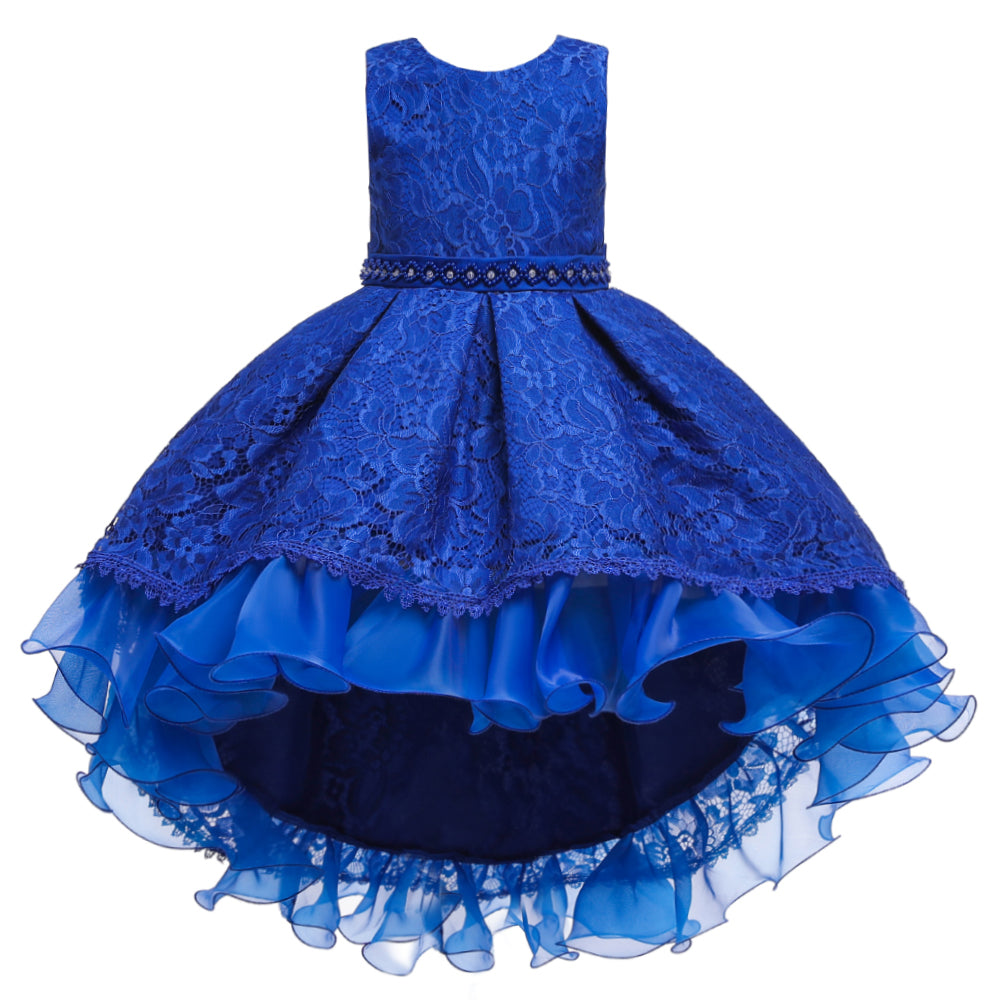 Flower Girl Dresses Trailing Wedding Formal Graduation Party Ball Gown