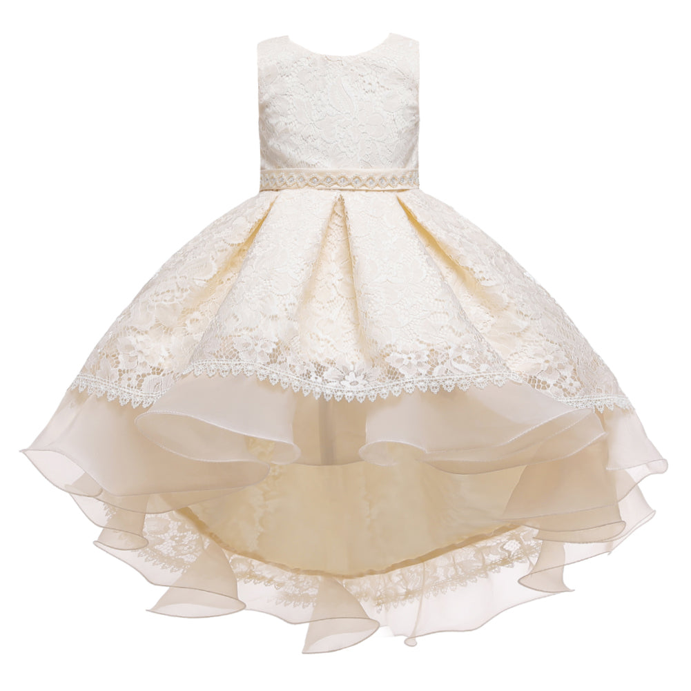 Flower Girl Dresses Trailing Wedding Formal Graduation Party Ball Gown