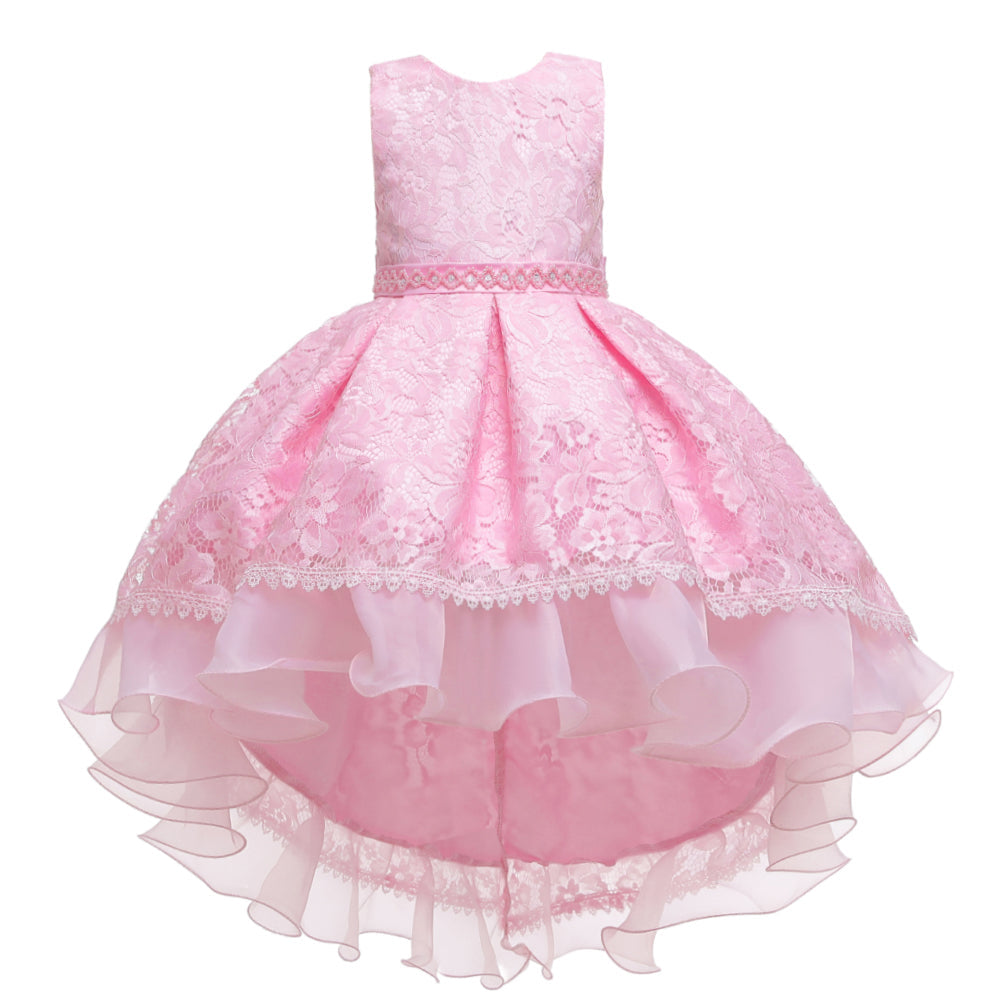 Flower Girl Dresses Trailing Wedding Formal Graduation Party Ball Gown