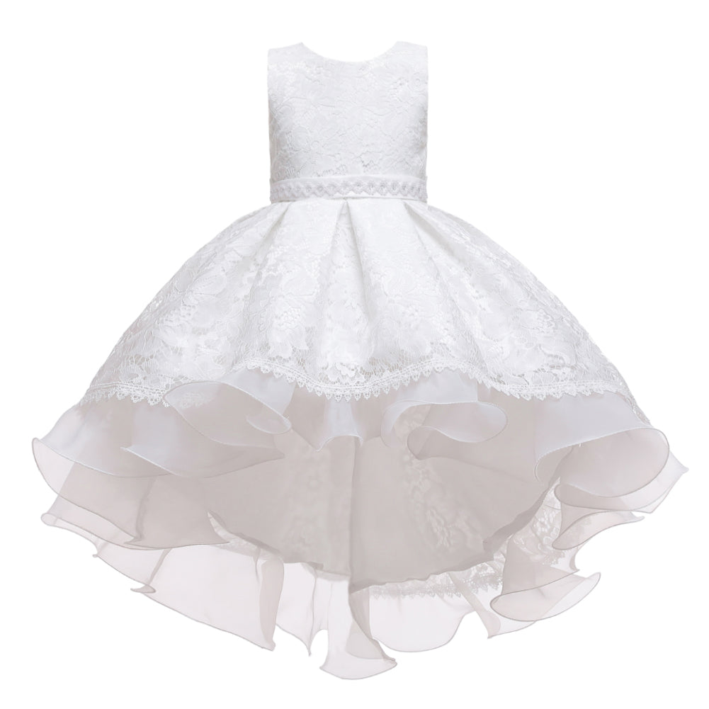 Flower Girl Dresses Trailing Wedding Formal Graduation Party Ball Gown