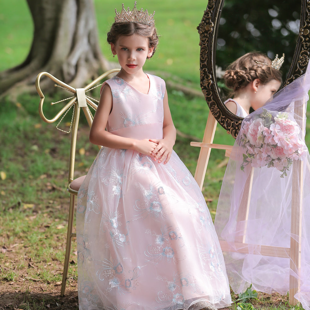 New Flower Girl Dress Princess Dress  Costume Party Holiday Wedding Birthday