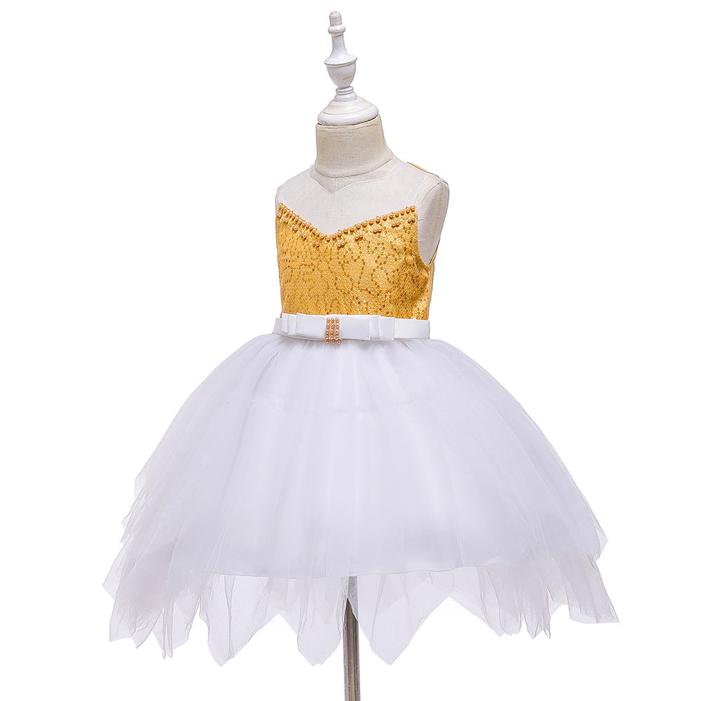 Flower Girl Dresses Toddler Knee Length Kids Princess Wedding Graduation Formal Holiday Birthday Party