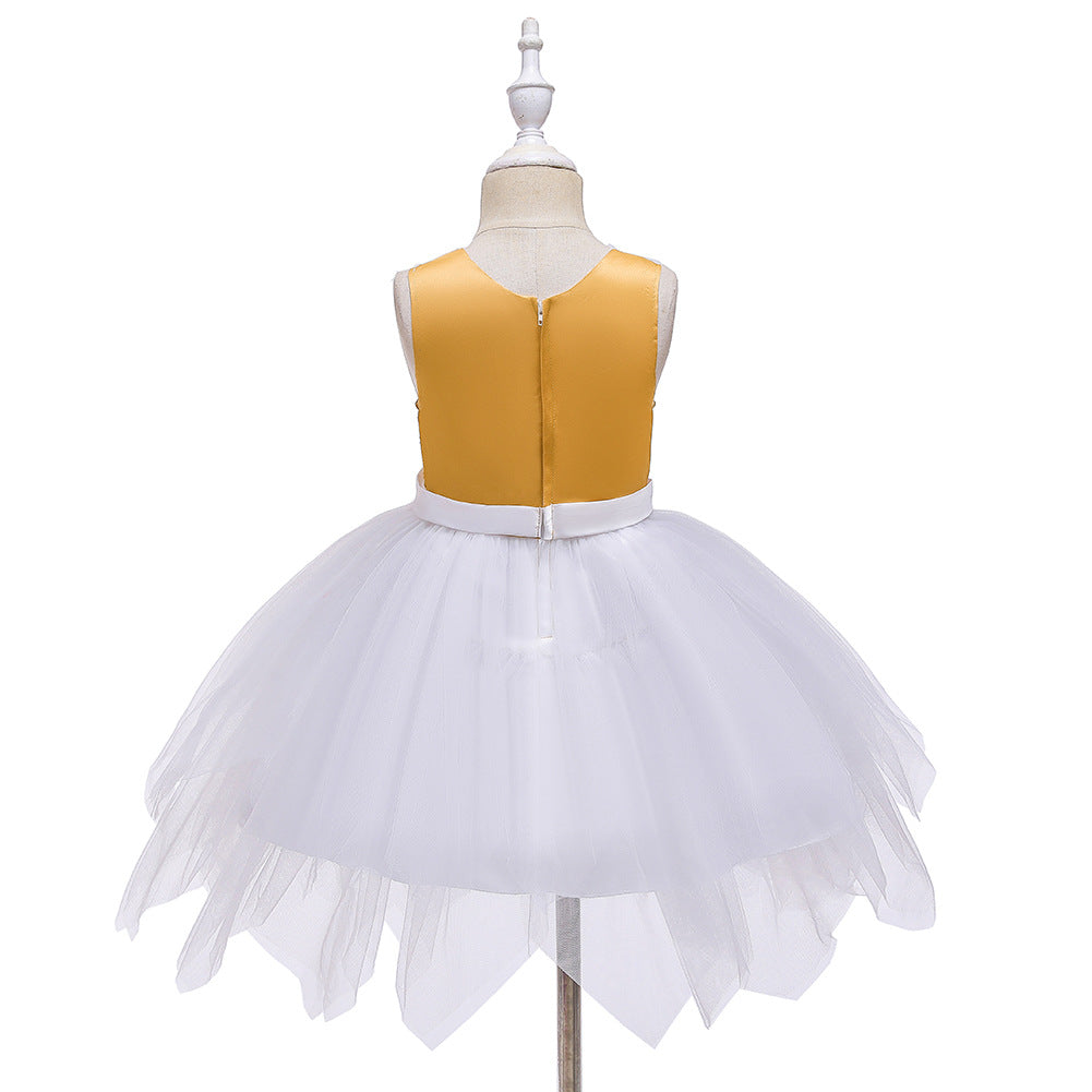 Flower Girl Dresses Toddler Knee Length Kids Princess Wedding Graduation Formal Holiday Birthday Party